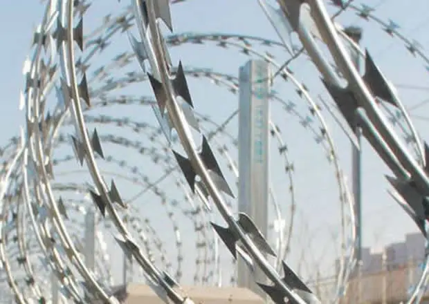 GALVANIZED RAZOR BARBED WIRE