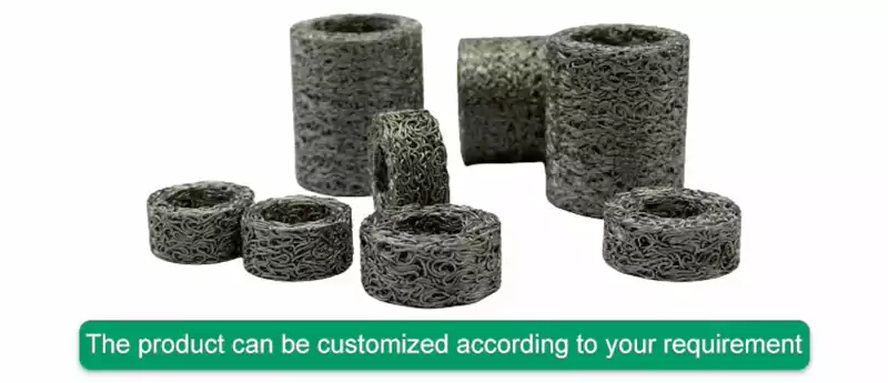 Compressed Knitted Wire Mesh