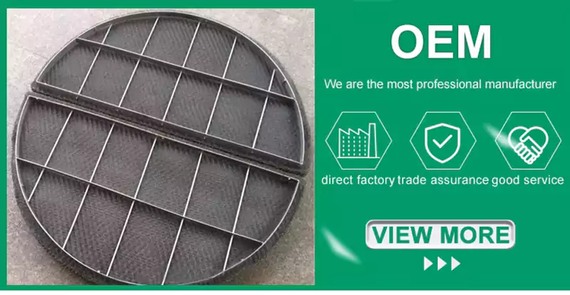 Catalytic distillation stainless steel wire mesh