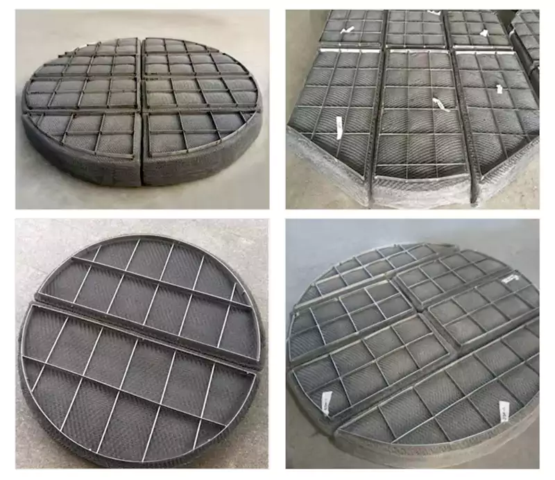 Catalytic distillation stainless steel wire mesh
