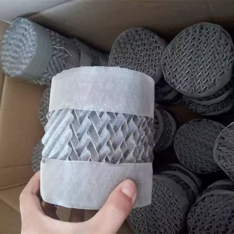 Structured Packing for petroleum filtration