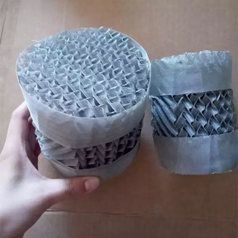 Structured Packing for petroleum filtration