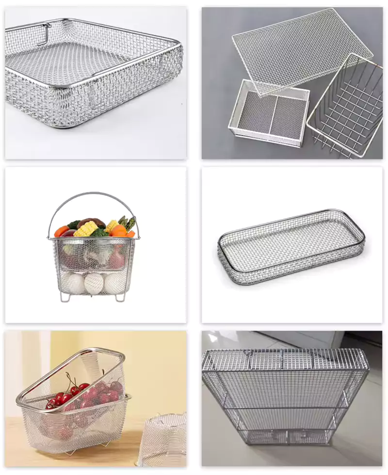 Stainless Steel Wire Mesh Basket