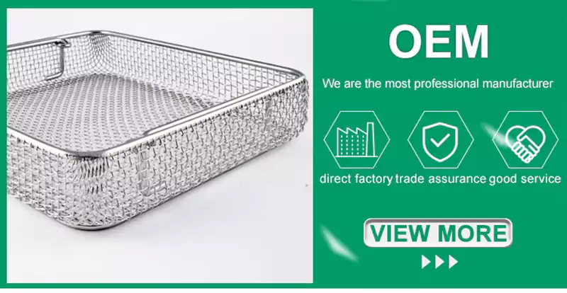 Stainless Steel Wire Mesh Basket